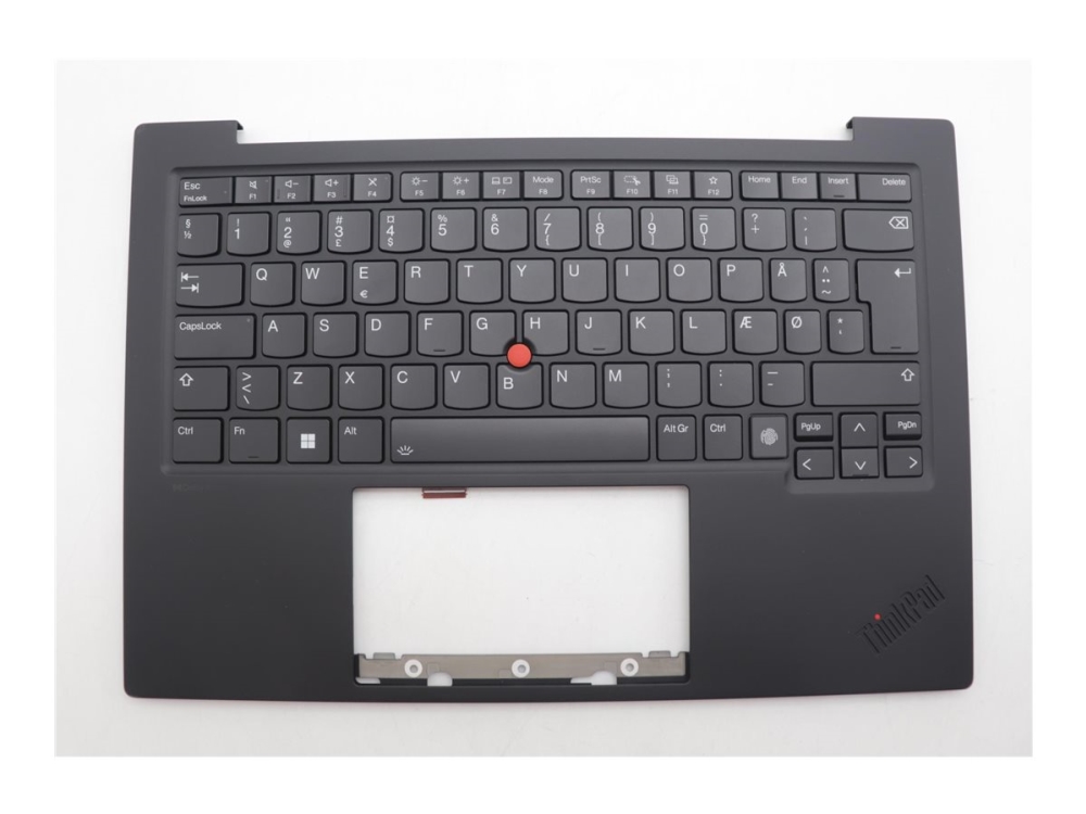 Lenovo - Notebooks Ersatztastatur - Dänisch - Mit Oberer Abdeckung