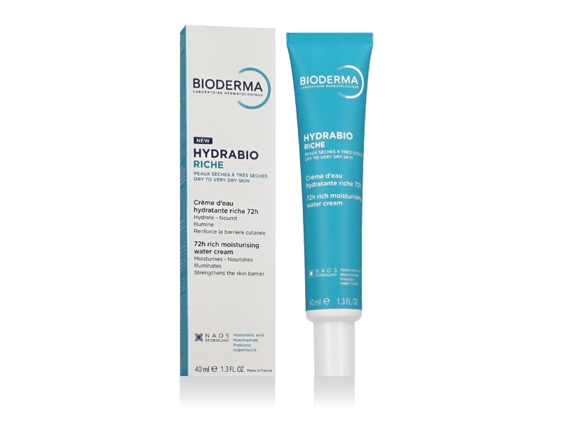 Bioderma Hydrabio Rich Moisturizing Water Cream 72H 40 Ml