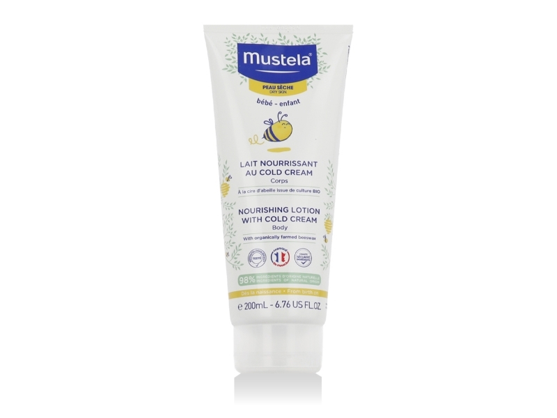 Mustela Nourishing Milk With Cold Cream And Beeswax 200 Ml Mustela