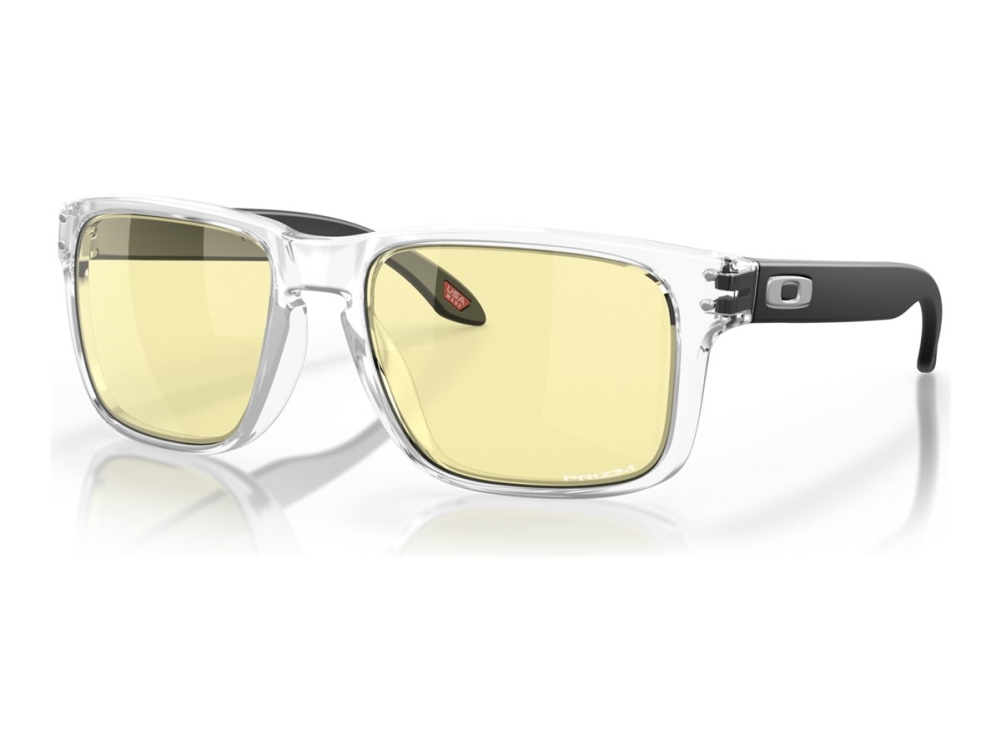 Oakley Holbrook Gaming Collection OO9102 - Solbriller - for computer, spil - XL - fuld kant - ramme: klar - objektiv: gul