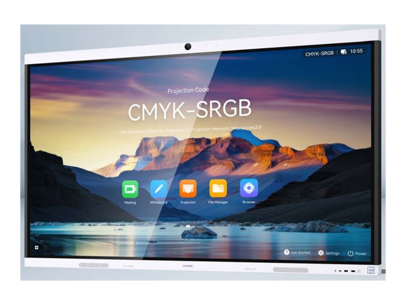 Huawei Ideahub B3 Ihb3-75Sa - 75" Diagonal Klasse Led-Bagbelyst Lcd Paneldisplay - Konference - Med Indbygget Interaktivt Whiteboard, Pc Og Berørings