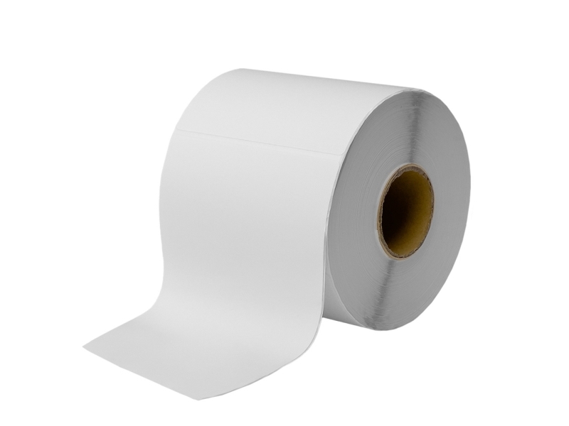 Hurtel adresselabels til pakker til termisk printer 100x150 mm rulle 500 stk, hvide
