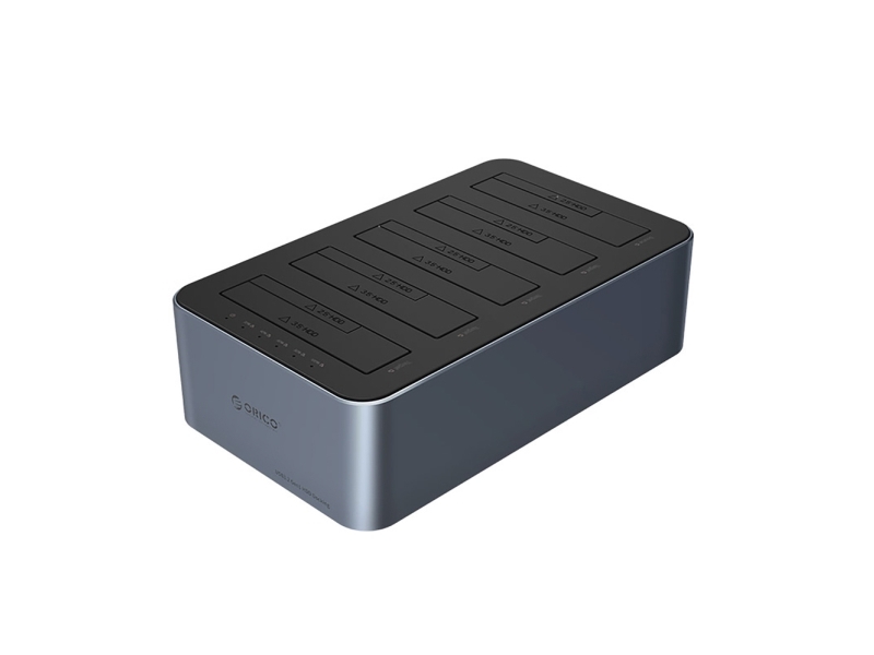 Dockingstation Für 5 Laufwerke Mit Offline-Cloning-Funktion 2,5"/3,5" Sata Hdd/Ssd - Grau