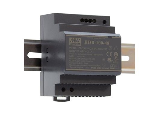 Mean Well Hdr-100-48N, 85 - 264 V, 100 W, 48 V, Rohs, 70 Mm, 54,5 Mm