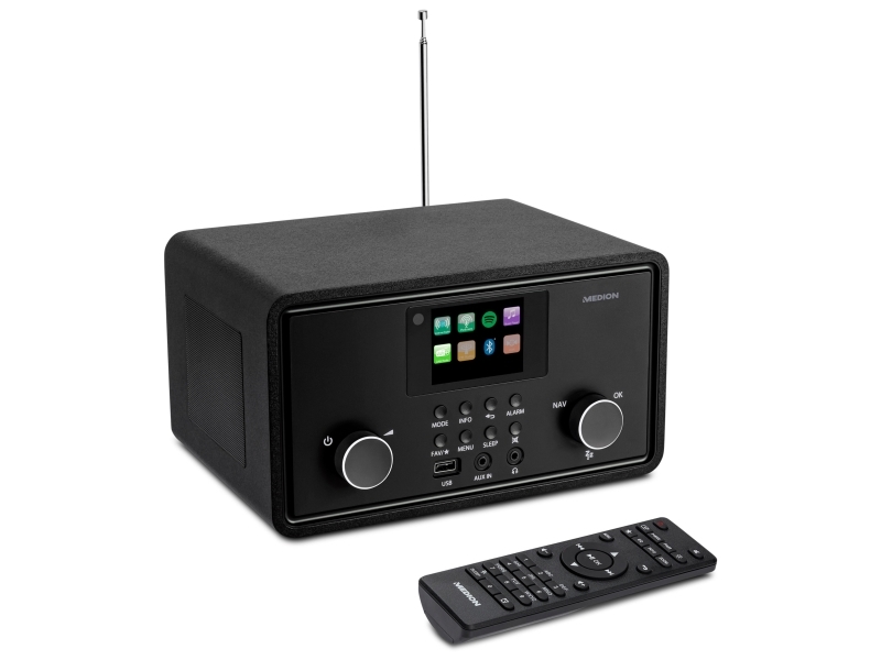 MEDION LIFE P85027, Personligt, Analog & digital, AM, DAB+, FM, 20 W, TFT, 7,11 cm (2.8)