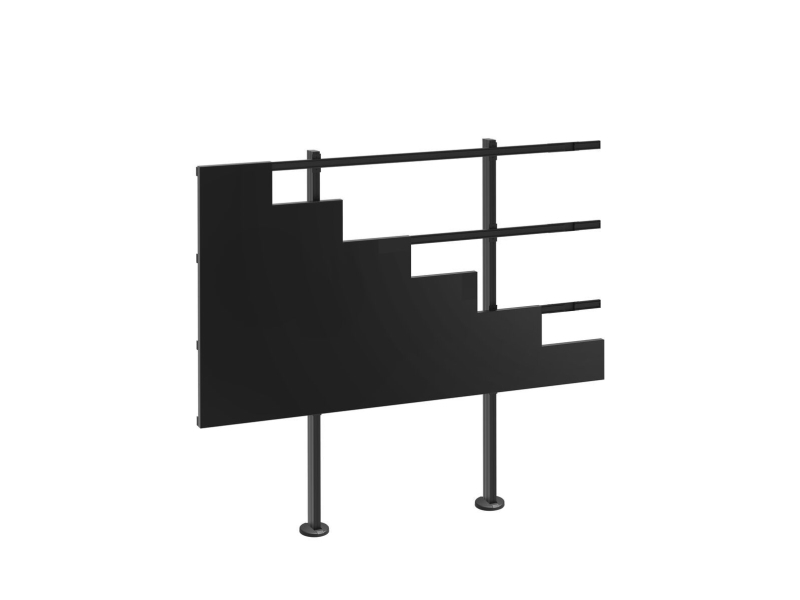 Vogel''s Fmled 6X6 Dvled-Bodenhalterung Für 27"-Schränke In 6X6-Konfiguration, Fixed, Schwarz, 675 Kg, Flur