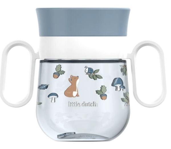 Little Dutch 108018065408, Tudfri kop, Blå, Dreng/Pige, Drejelåg, Forest Friends, 200 ml