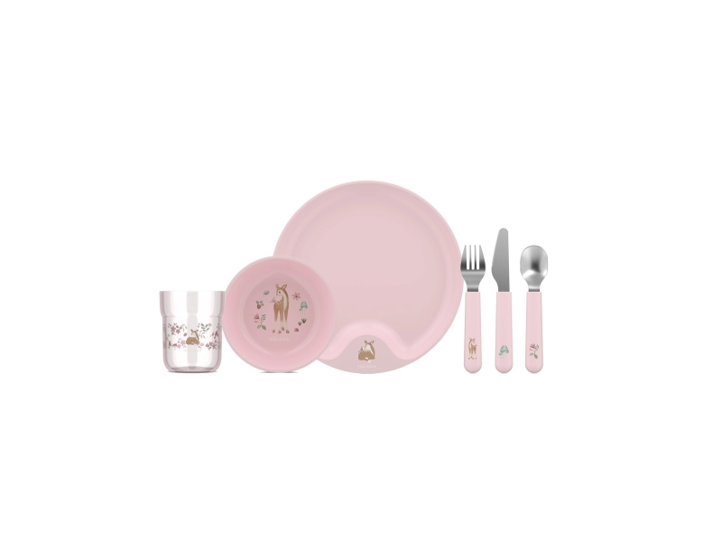 Little Dutch 108041065406, Toddler dinner set, Lyserød, Pige