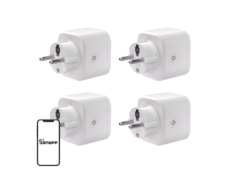 Sonoff Udendørs Smartstik Sonoff S61s Matter Til Wifi 4-Pak