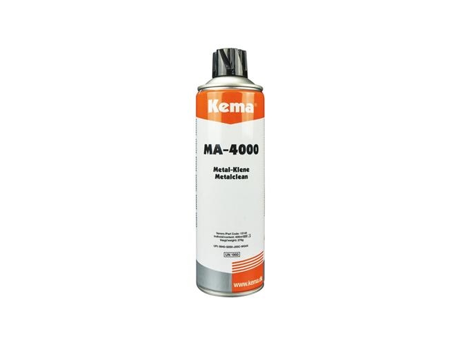 KEMA Metalklene MA-4000 500ml spray kraftig industriel affedter oplrser olie, voks, tjcre silicone, fernisser og harpikser