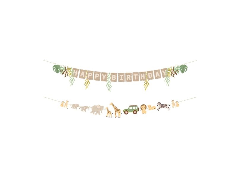 Safari-Geburtstagsbanner, 1,8 M