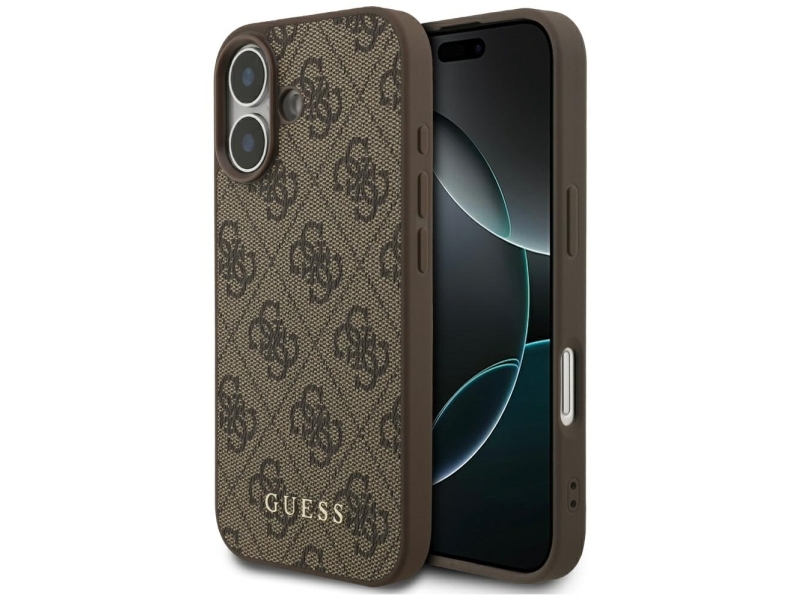 Guess 4G Classic Cover Til Iphone 17 – Brun