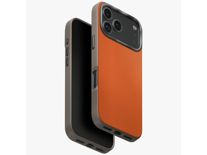 Uniq Lyden Ds Case Für Iphone 17 Pro Magclick-Laden - Orange-Grau