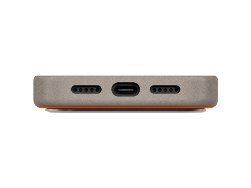 Uniq Lyden Ds Case Für Iphone 17 Pro Magclick-Laden - Orange-Grau