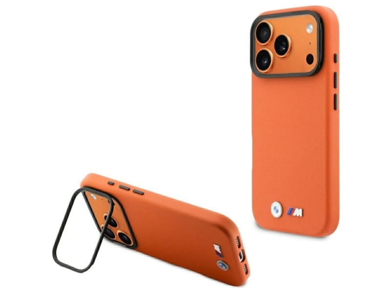 Bmw M Metal Logo Magsafe Cover Til Iphone 17 Pro - Orange