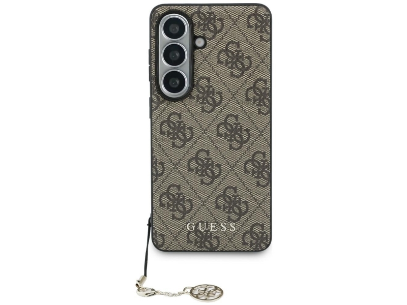 Guess 4G Classic Logo Charm Magsafe Case Für Samsung Galaxy S26 - Braun