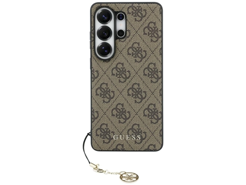 Guess 4G Classic Logo Charm Magsafe Case Für Samsung Galaxy S26 Ultra - Braun