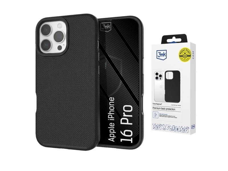 3Mk Fortis Magcase Til Iphone 16 Pro - Sort