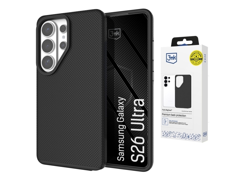 3Mk Fortis Magcase Für Samsung Galaxy S26 Ultra - Schwarz
