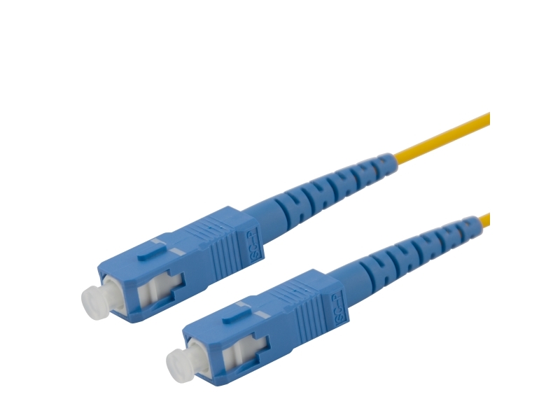 Deltaco Os2 Fiberkabel, Sc - Sc, Simplex, Upc/Upc, 1,0 M