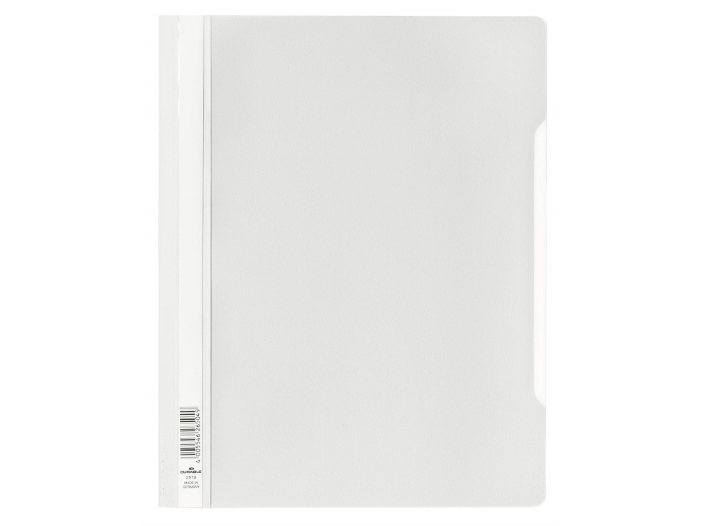 Durable Clear View Folder A4 White, Pvc, Hvid, A4, 239 Mm, 311 Mm