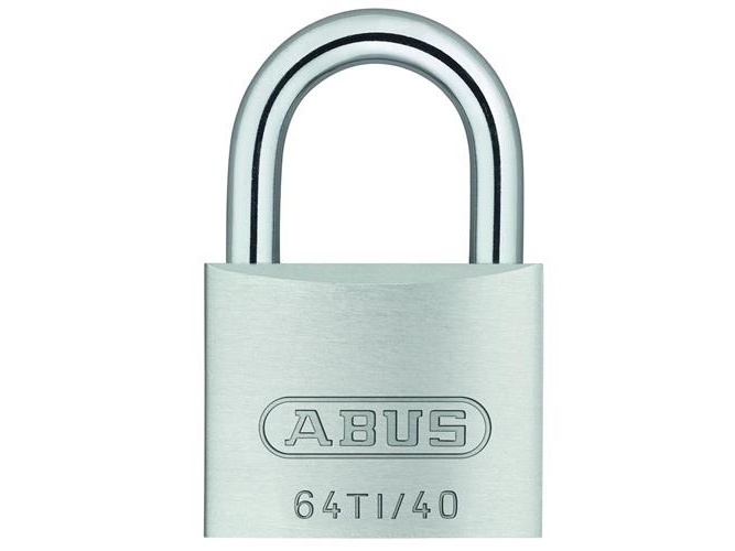 ABUS padlock 64TI/40, Titalium, 23 mm, double pack
