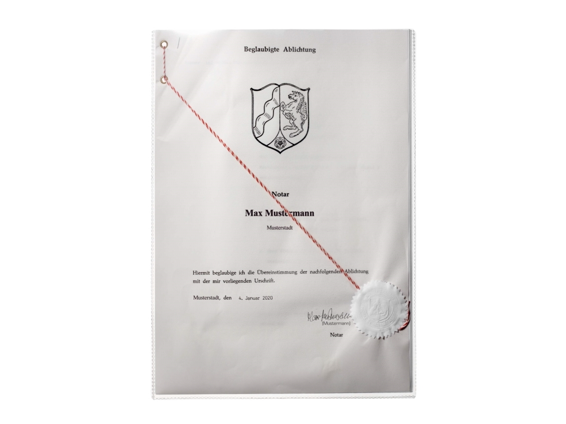 Durable 213119, 210 x 297 mm (A4), Transparent, Polypropylen (PP), Top, 1 stk