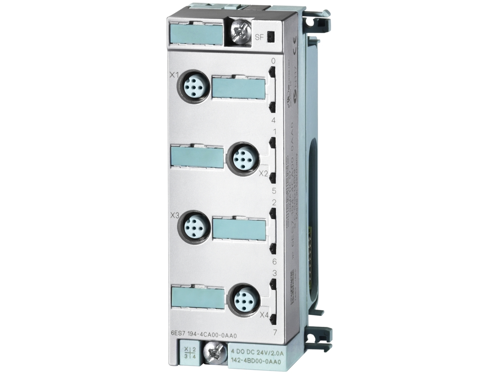 Siemens tilslutningsmodul 200PRO 4xM12 6ES7194-4CA00-0