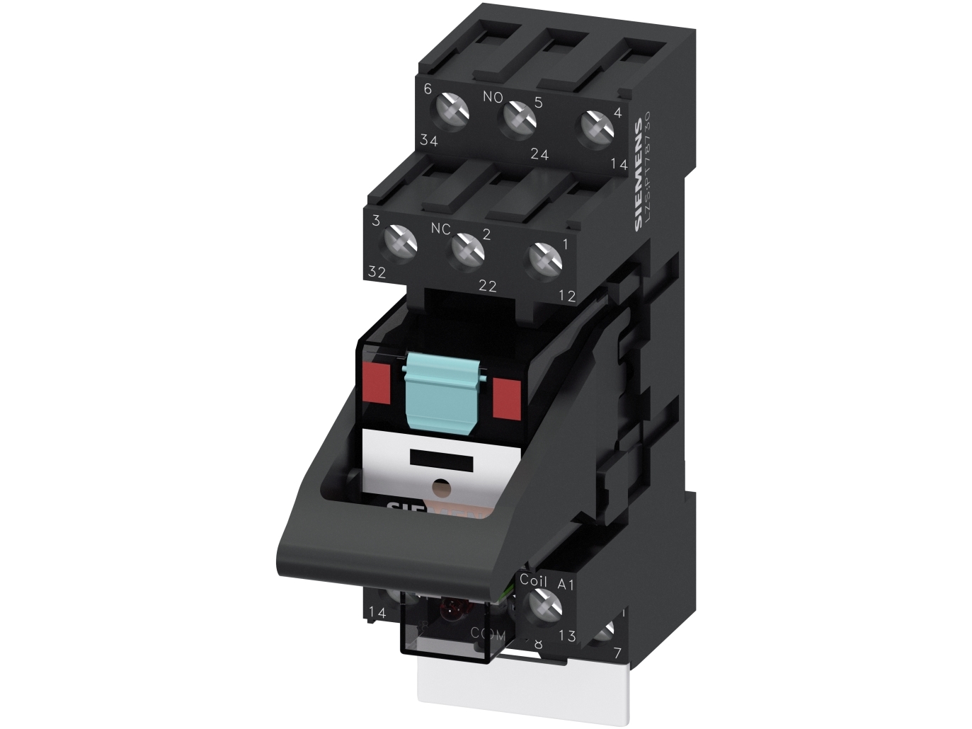 Siemens Industrirelæ 3P 230V Ac Med Led 3,5Mm Pinning (Lzs:Pt3a5t30)
