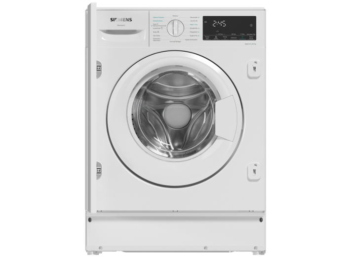 Siemens Iq500 Wk14d490, Frontlader, Integriert, Weiß, Links, Weiß, Tasten, Drehregler