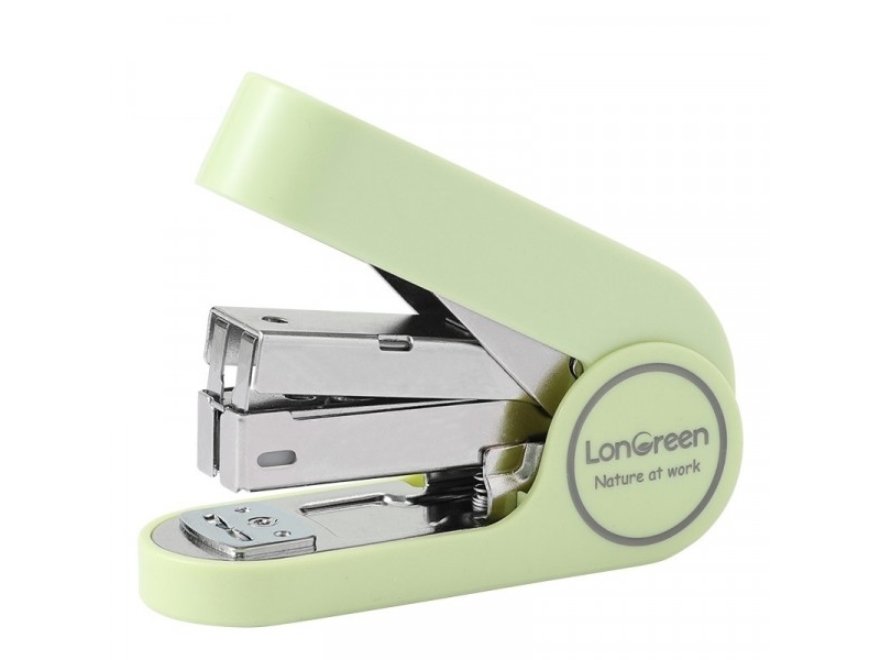 Deli Longreen Easy Hæftemaskine 25 Ark Lime