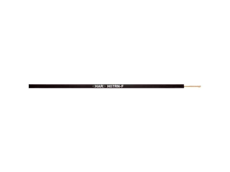 LAPP 4533003/500 Tilslutningskabel H07RN-F 1 x 6 mm² + 1 x 6 mm² Sort 500 m
