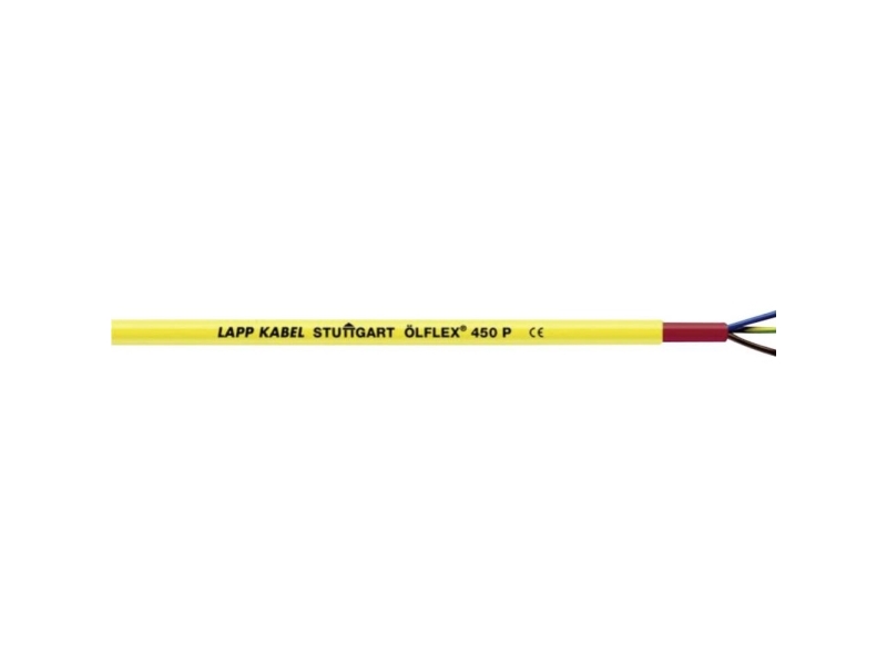 LAPP 12302/100 Liitäntäkaapeli ÖLFLEX® 450 P 3 x 2,5 mm² + 3 x 2,5 mm² Keltainen 100 m