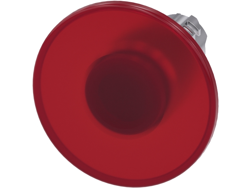 Siemens Leuchtpilzdrucktaster, 60Mm, Rot, Pull-Release, 68 G, 60 Mm, 60 Mm, 60 Mm