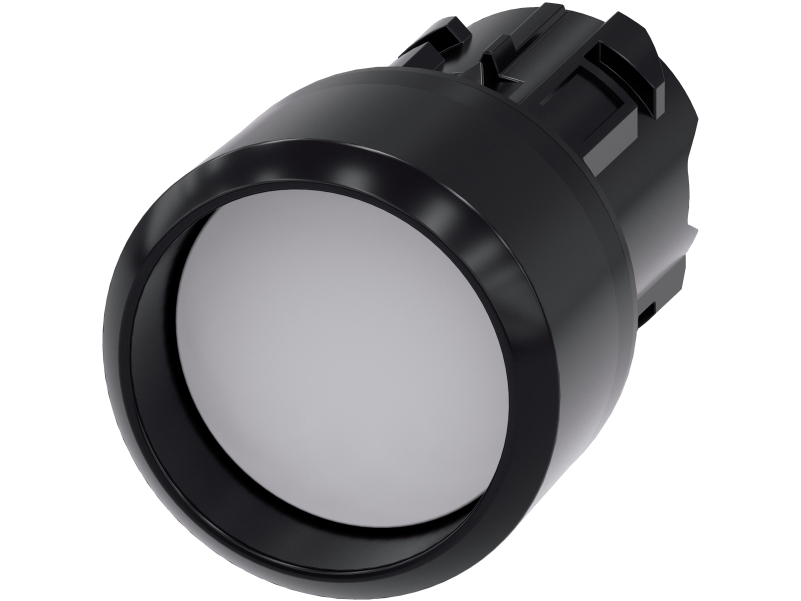 Siemens Drucktaster, Weiss, 18 G, 45 Mm, 20 Mm, 20 Mm