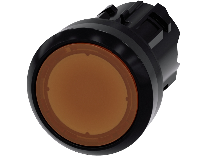 Siemens Drucktaster 22Mm Rund Amber 3Su1001-0Ab00 3Su10010ab000aa0, 15 G, 40 Mm, 30 Mm, 30 Mm