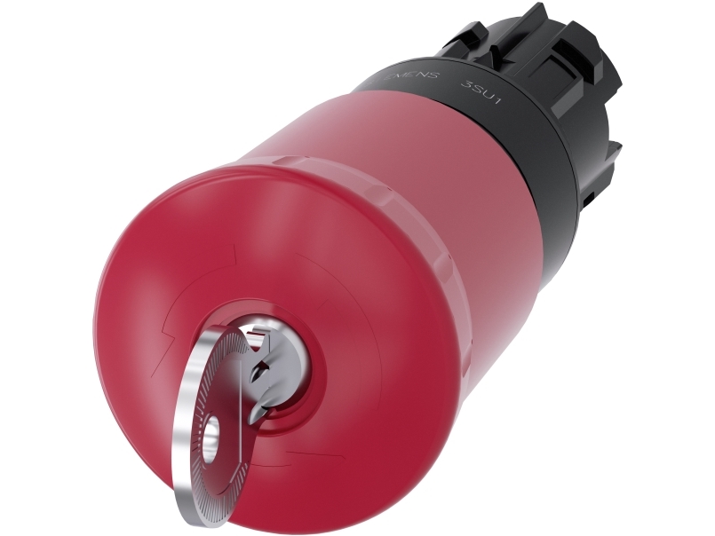 Siemens 3Su1000-1Hm20-0Aa0 Nødstopstast Ip66, Ip67, Ip69/Ip69k 1 Stk