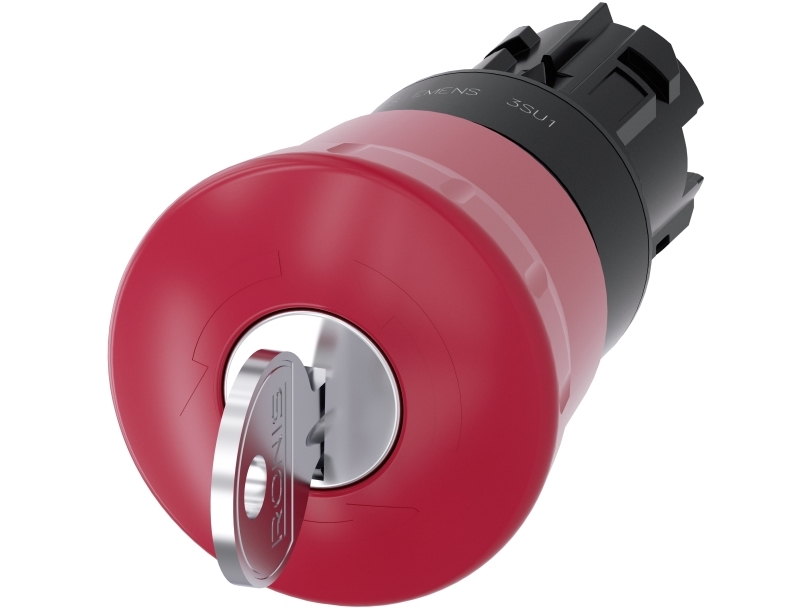 Siemens 3Su1000-1Hg20-0Aa0 Nødstopstast Ip66, Ip67, Ip69/Ip69k 1 Stk