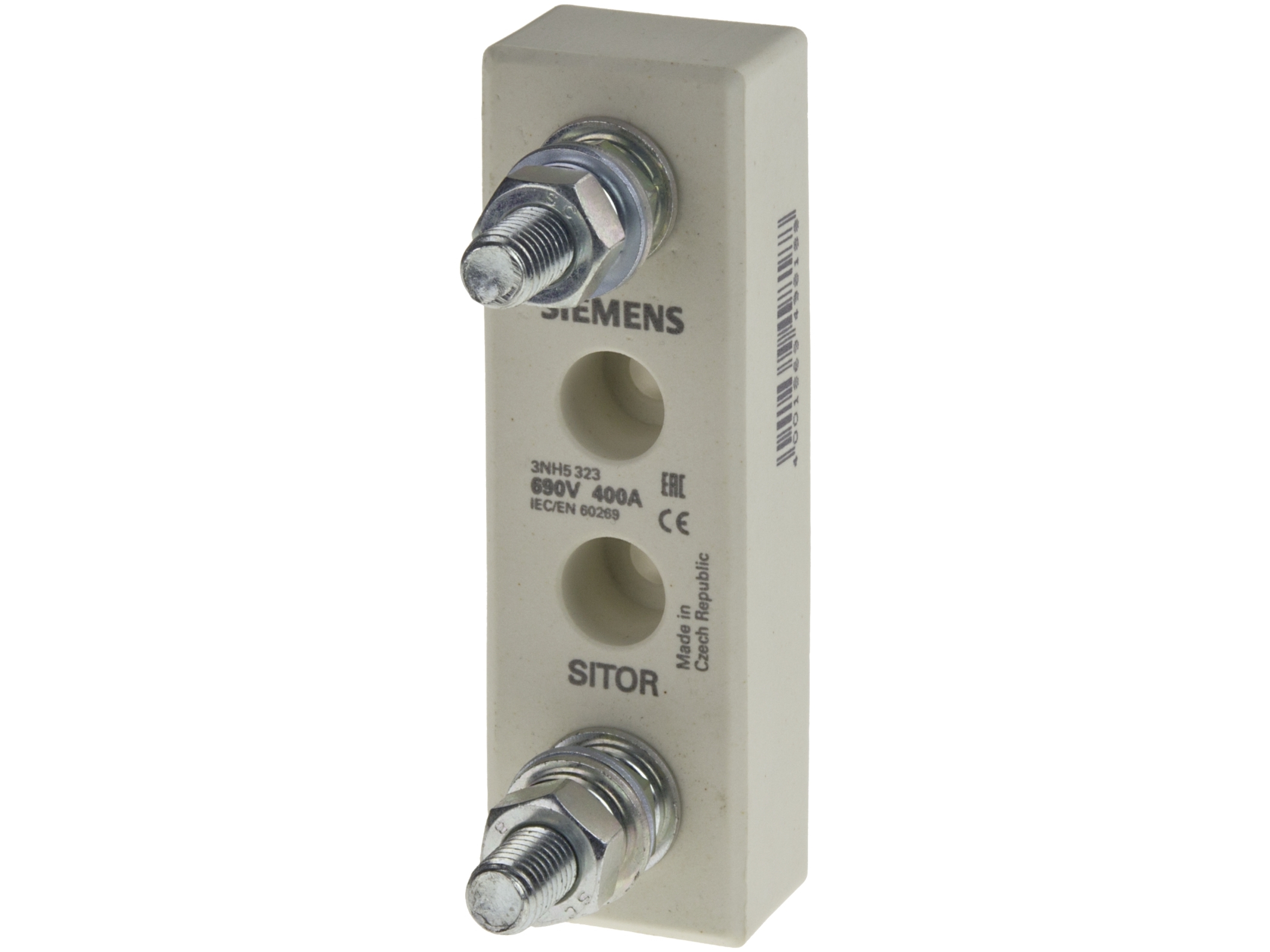 Siemens Sich.Halter 80Mm-Abstand 315A 1P 690V, 315 A, 3 Stück(E), 306 G, 120 Mm, 125 Mm, 75 Mm