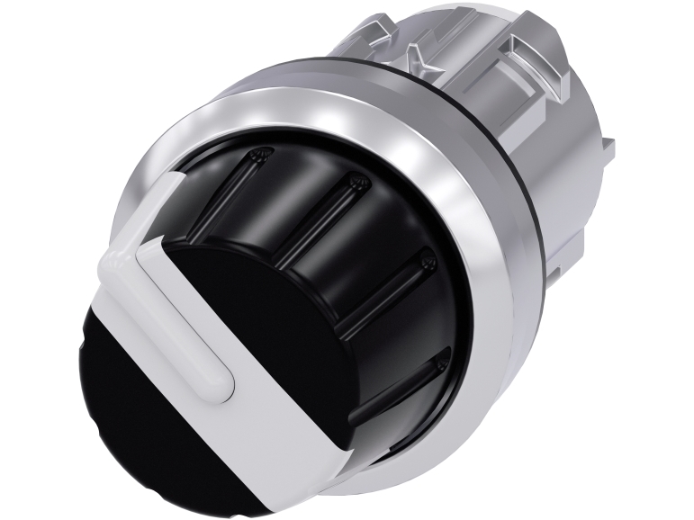 Siemens Vippekontakt Med Belysning, 22 Mm Rund, Sort, Ip67, Ip69k, 2,23 Cm, 30 Mm, 90 Mm, 30 Mm, 59 G