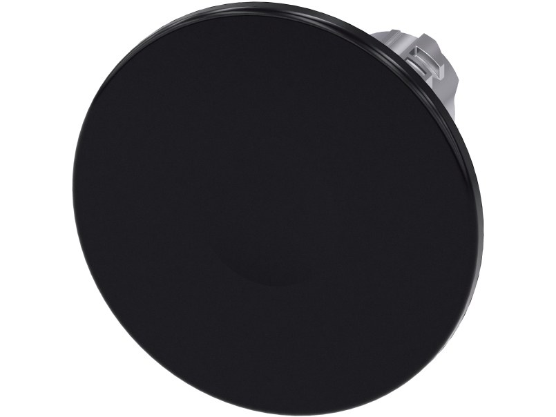 Siemens Pilzdrucktaster, 60Mm, Schwarz, 50 G, 50 Mm, 30 Mm, 30 Mm