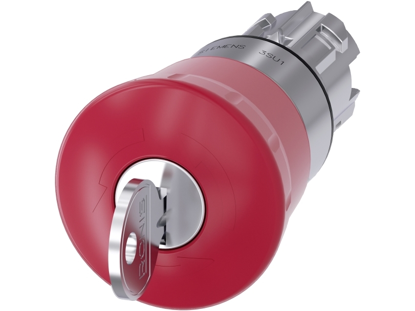 Siemens 3Su1050-1Hh20-0Aa0 Nødstopstast Ip66, Ip67, Ip69/Ip69k 1 Stk
