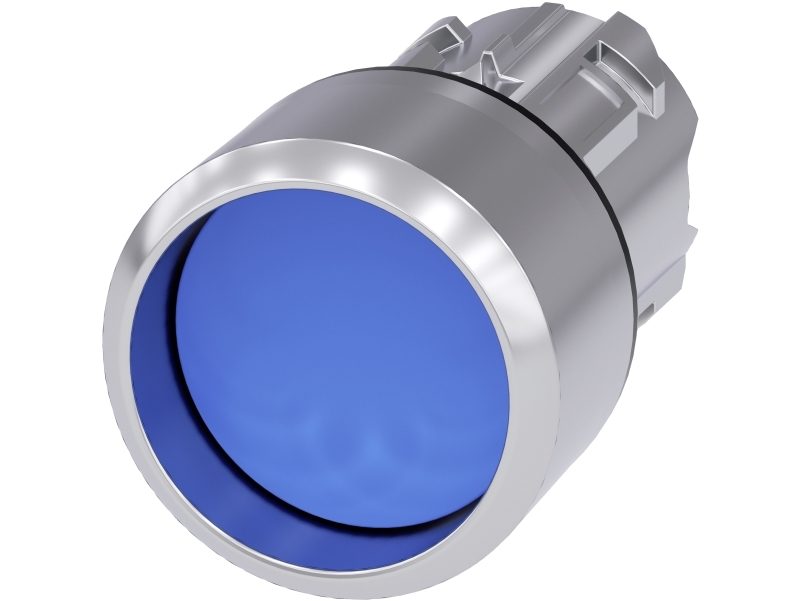 Siemens Drucktaster, Blau, 49 G, 100 Mm, 73 Mm, 34 Mm