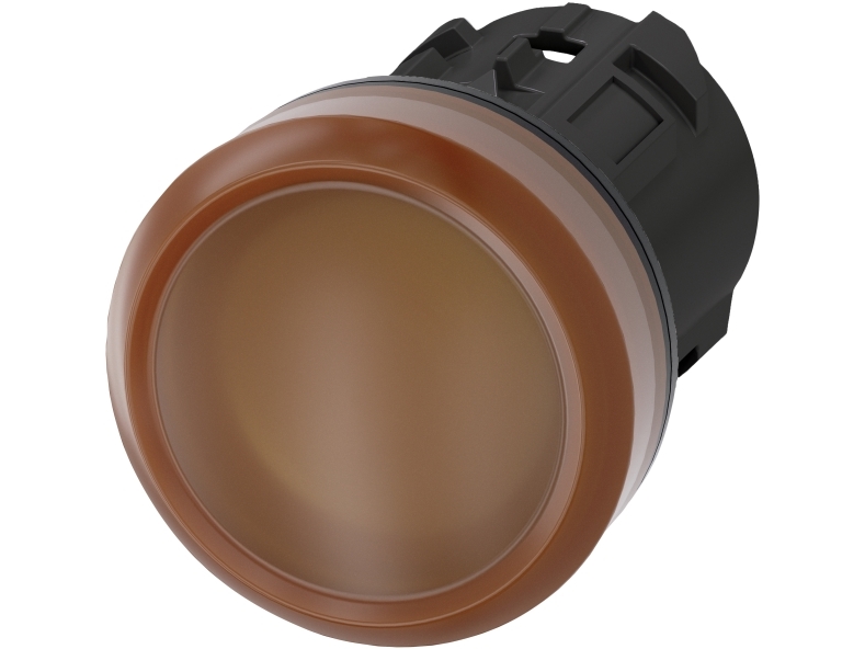 Siemens Leuchtmelder 22Mm Rund Amber 3Su1001-6Aa0 3Su10016aa000aa0, 30 Mm, 38 Mm, 30 Mm, 11 G