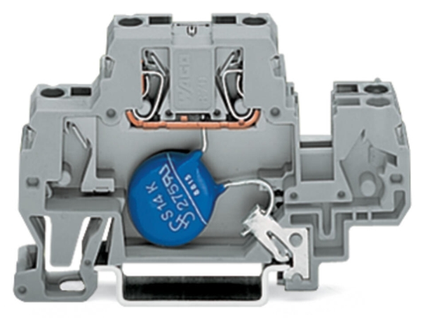 Wago Skinnekobling Med Varistor 24V Dc Grå (870-523/281-582)