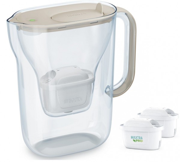 Brita filterkande Style Essential 2,4 l + 2 filtre beige