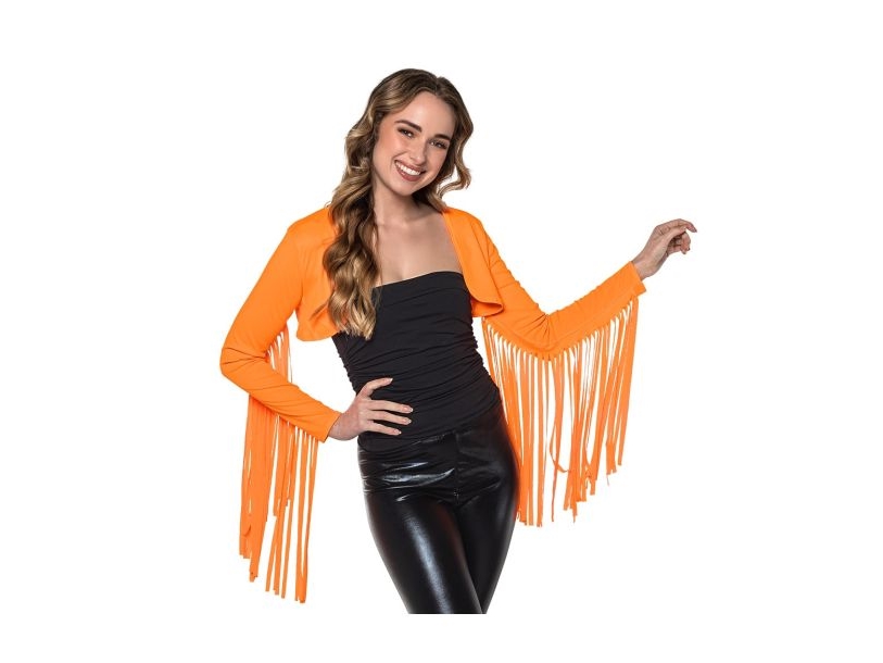 Bolero In Neonorange Im Rave-Stil