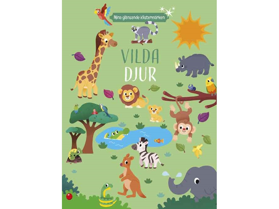 Meine Schimmernden Sticker: Wilde Tiere