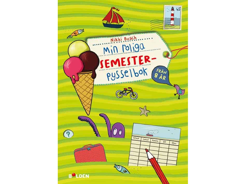 Min sjove ferie-hobbybog fra 8 år