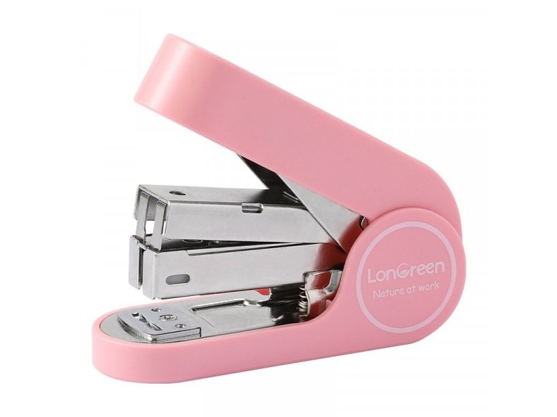 Deli Longreen Easy Hæftemaskine 25 Ark Rose